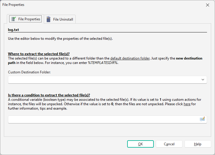 File Properties Editor
