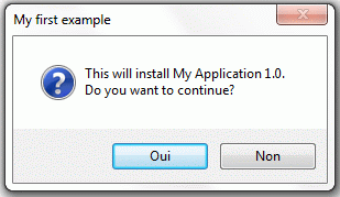 Start prompt message box at runtime