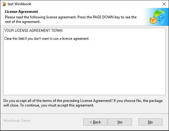 An installer displaying license agreement on Windows 10 (old wizard theme)