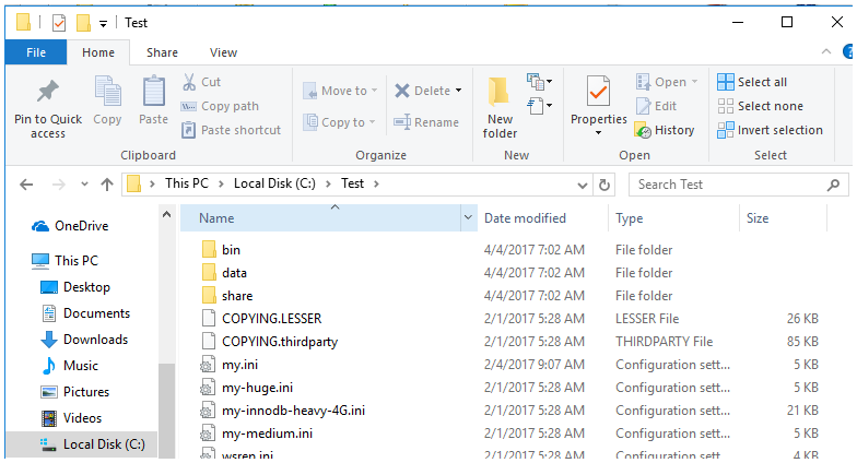 Verify that all files and folders are restored correctly.